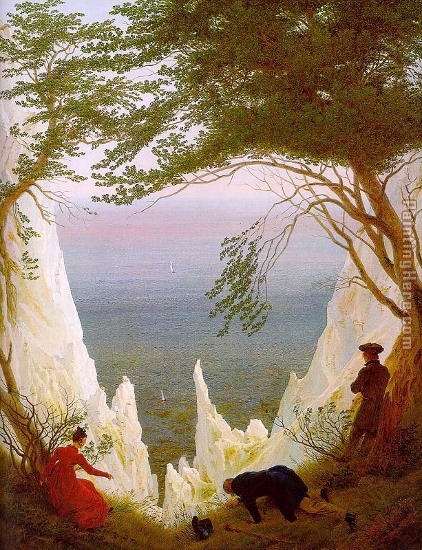 Chalk Cliffs on Rugen painting - Caspar David Friedrich Chalk Cliffs on Rugen art painting Chalk Cliffs on Rugen painting - Caspar David Friedrich Chalk Cliffs on Rugen art painting